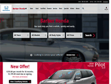 Tablet Screenshot of honda.barbergroup.com